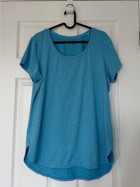 Head Blue Scoop Neck Women’s Gym Tee